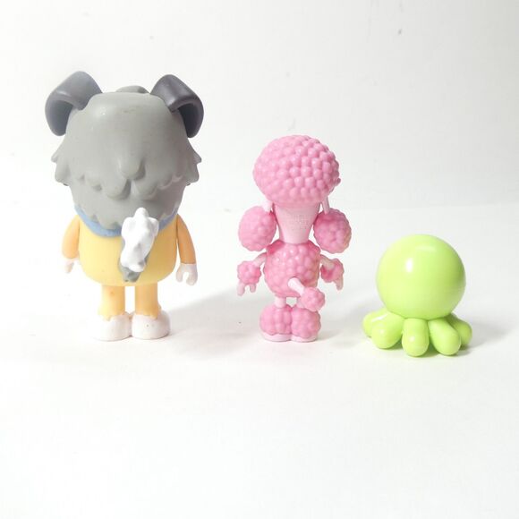 Bluey Friends Figures Lot - Calypso Teacher - Coco Pink Poodle - Octopus - Picture 4 of 6